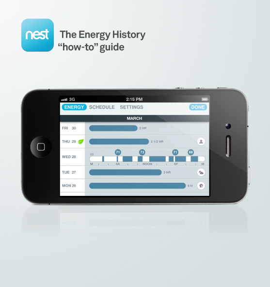 Saving energy with energy history.