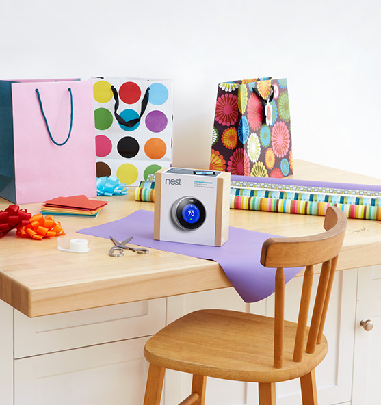 Give the gift of lower heating bills with the Nest Learning Thermostat.