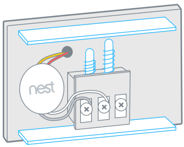 hello chime box connector installed line