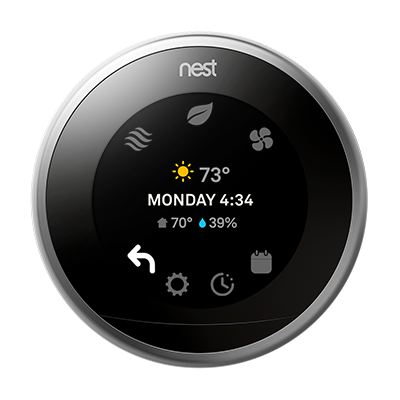 Learn about what you'll see on your Nest thermostat